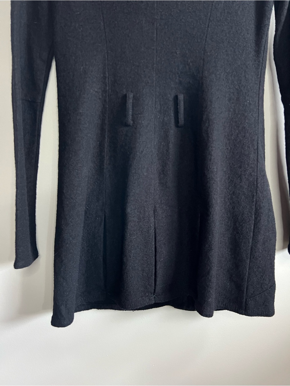 Amass Long Cardigan Sweater Coat Silver Skull Button Front Knit Women’s Size 3 - Picture 8 of 9